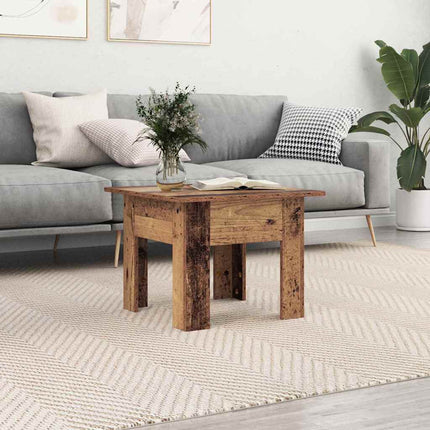 Kaffeebord Gammalt trä 55 x 55 x 42 cm Konstruerat trä