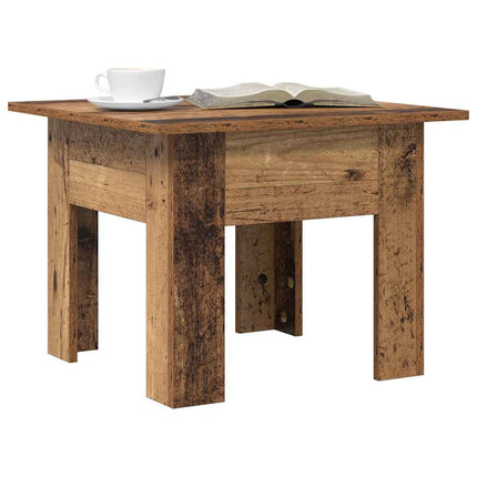 Kaffeebord Gammalt trä 55 x 55 x 42 cm Konstruerat trä