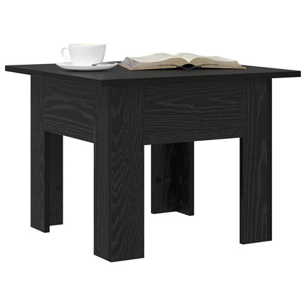 Kaffeebord Svart Ek 55 x 55 x 42 cm Konstruerat trä