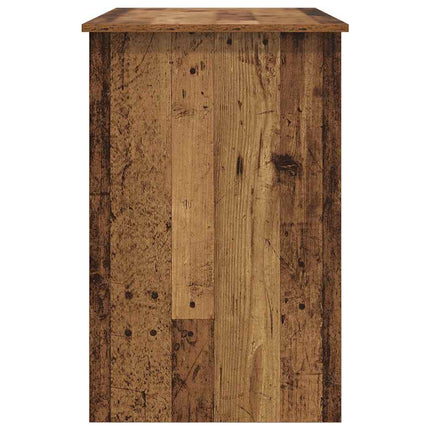 Skrivbord med låda Gammalt trä 100 x 50 x 76 cm Konstruerat trä