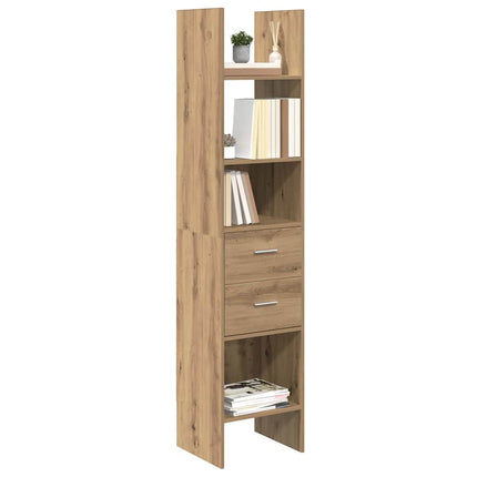 Bokskåp artisan ek 40 x 35 x 180 cm Konstruerat trä