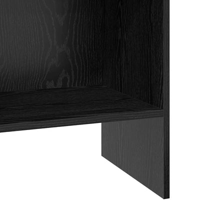 Bokskåp Svart ek 40 x 35 x 180 cm Konstruerat trä