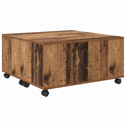 Kaffeebord Gammalt trä 75 x 75 x 38 cm Konstruerat trä