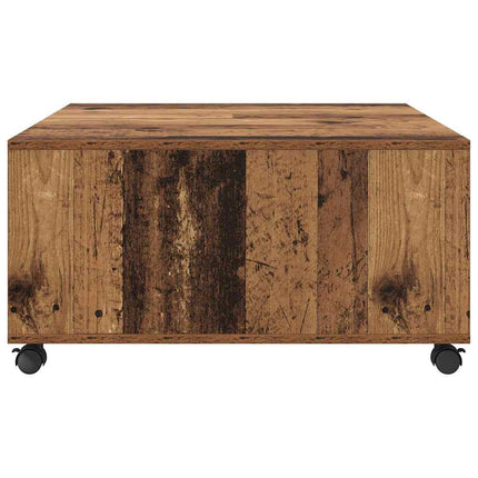 Kaffeebord Gammalt trä 75 x 75 x 38 cm Konstruerat trä