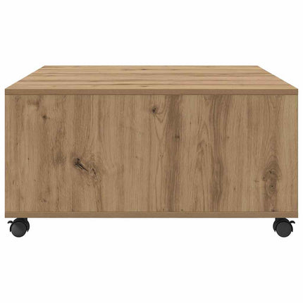 Kaffeebord med låda Artisan Ek 75 x 75 x 38 cm Konstruerat trä