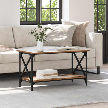 Kaffeebord Gammalt trä 80 x 45 x 45.5 cm Konstruerat trä