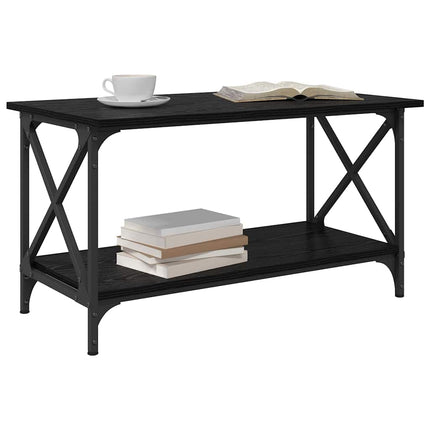 Kaffeebord Svart ek 80 x 45 x 45.5 cm Konstruerat trä