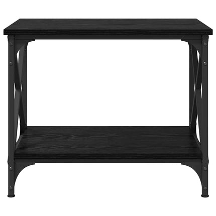 Sidobord Svart Ek 55 x 38 x 45 cm Konstruerat trä