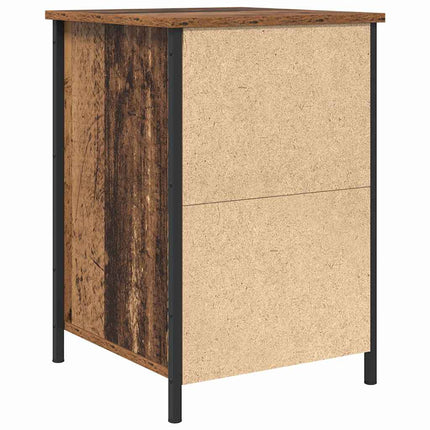 Nattduksbord Gammalt trä 40 x 42 x 60 cm Konstruerat trä