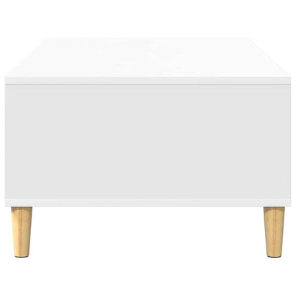 Kaffeebord Vit 102 x 55 x 35 cm Konstruerat trä