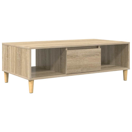 Kaffeebord Sonoma-ek 102 x 55 x 35 cm Konstruerat trä