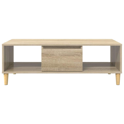 Kaffeebord Sonoma-ek 102 x 55 x 35 cm Konstruerat trä