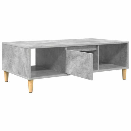 Kaffeebord Betonggrå 102 x 55 x 35 cm Konstruerat trä