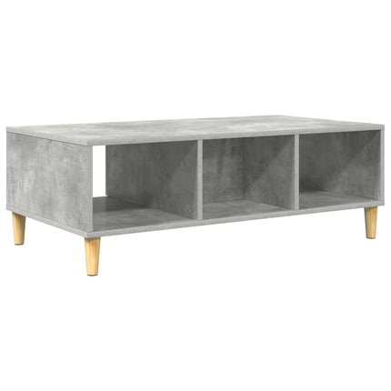 Kaffeebord Betonggrå 102 x 55 x 35 cm Konstruerat trä
