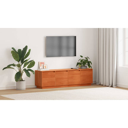 TV-skåp 156 x 37 x 45 cm Brun Konstruerat trä