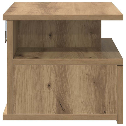 Flytande Nattduksbord med låda 2 pcs Artisan Ek 40 x 31 x 28 cm