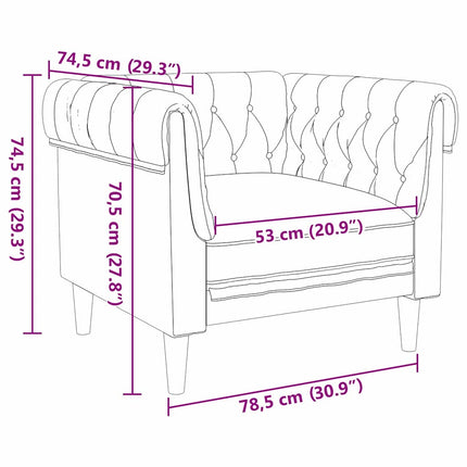 Vardagsrumsoffa 3 pcs Mörkgrå 201,5 x 74,5 x 74,5 cm tyg