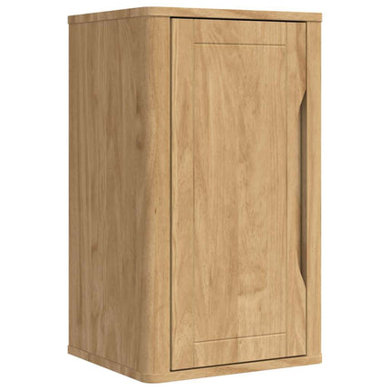 Badrumsväggskåp FLORO Vaxbrun 35 x 30 x 60 cm Massiv furu