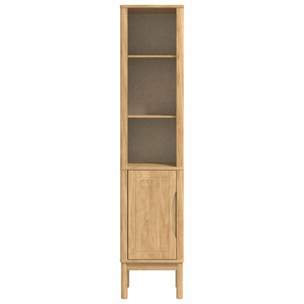 Badrumshögt skåp FLORO Vaxbrun 35 x 30 x 160 cm Massiv furu