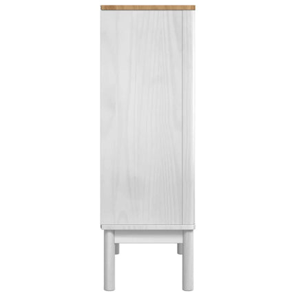 Sideboard FLORO Vit 70 x 30 x 70,5 cm Massiv furu