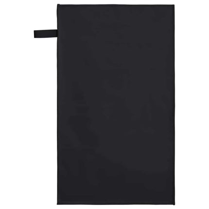 Sporthanddukar 2 pcs Svart 50 x 30 cm Polyester och polyamid