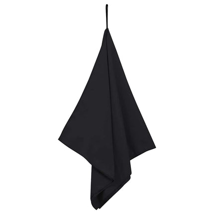 Sporthanddukar 2 pcs Svart 100 x 50 cm Polyester och polyamid