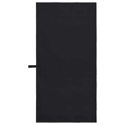 Sporthanddukar 2 pcs Svart 100 x 50 cm Polyester och polyamid