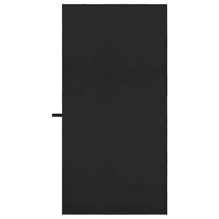 Sporthanddukar 2 st Svart 140 x 70 cm