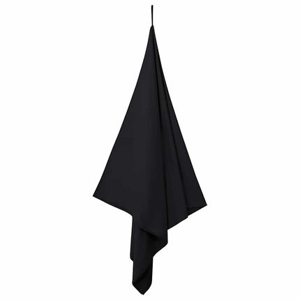 Sporthanddukar 2 pcs Svart 180 x 90 cm Polyester och polyamid