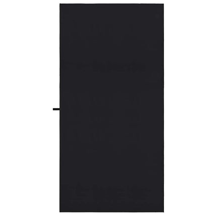 Sporthanddukar 2 pcs Svart 180 x 90 cm Polyester och polyamid