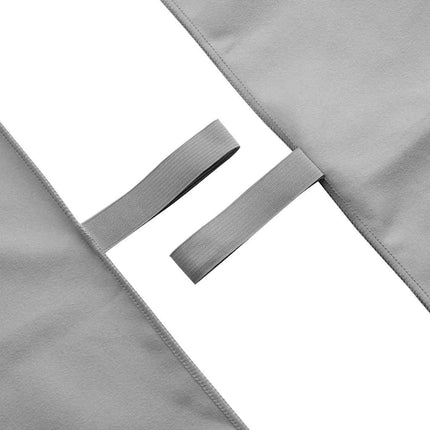Sporthanddukar 2 pcs Mörkgrå 100 x 50 cm Polyester och polyamid