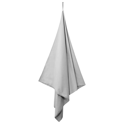 Sporthanddukar 2 pcs Grå 200 x 100 cm Polyester och polyamid