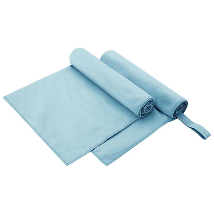 Sporthanddukar 2 pcs Blå 100 x 50 cm Polyester och polyamid