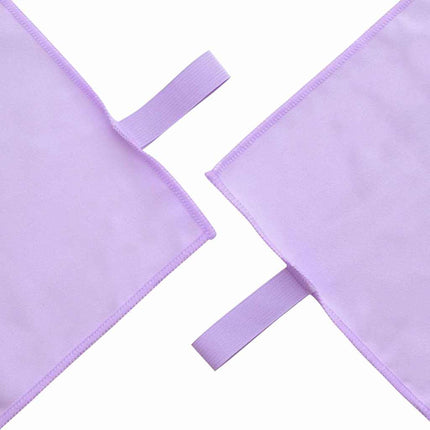Sporthanddukar 2 pcs Lila 50 x 30 cm Polyester och polyamid