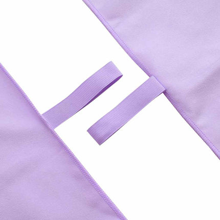 Sporthanddukar 2 pcs Lila 140 x 70 cm Polyester och polyamid