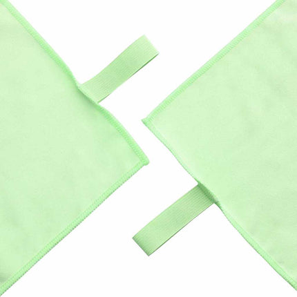 Sporthandduk Set 3 pcs Grön Polyester och polyamid