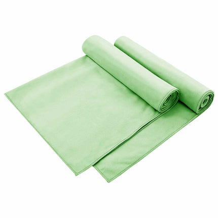 Utomhus Stols Handdukar 2 pcs Grön 130 x 60 cm