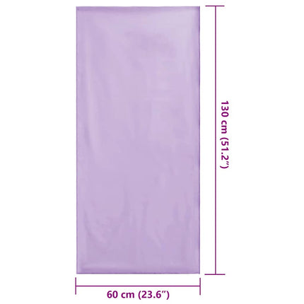 Utomhus Stols Handdukar 2 pcs Lila 130 x 60 cm