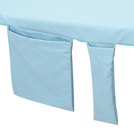 Solstolshanddukar 2 pcs Blå 210 x 75 cm Polyester och polyamid
