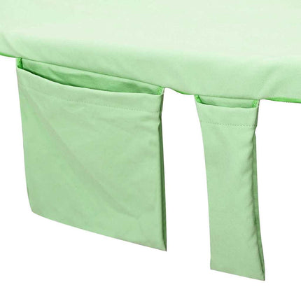 Solstolshanddukar 2 pcs Grön 210 x 75 cm Polyester och polyamid