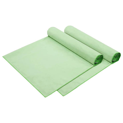 Solstolshanddukar 2 pcs Grön 210 x 75 cm Polyester och polyamid