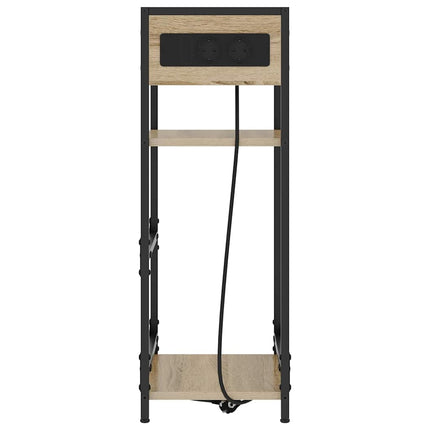 Nattduksbord Sonoma-ek 40 x 27 x 76 cm Konstruerat trä