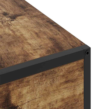 Nattduksbord Rökt ek 40 x 27 x 76 cm Konstruerat trä