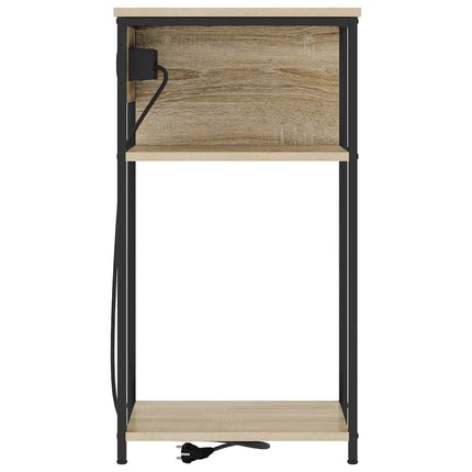 Nattduksbord Sonoma-ek 41 x 28 x 76 cm Konstruerat trä