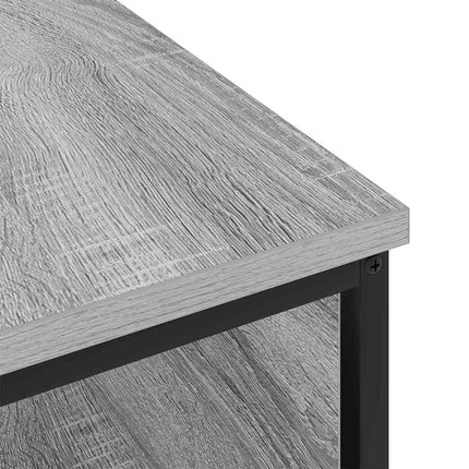 Nattduksbord Grå Sonoma 41 x 28 x 76 cm Konstruerat trä