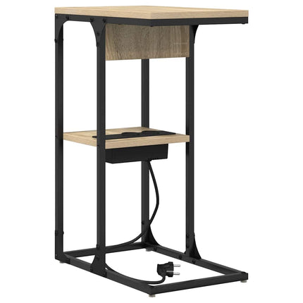 Nattduksbord Sonoma-ek 41,5 x 26 x 60,5 cm Konstruerat trä