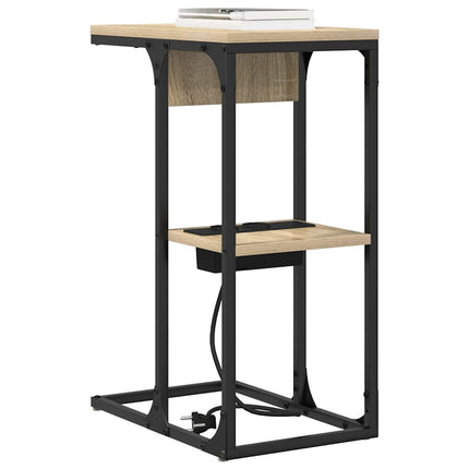 Nattduksbord Sonoma-ek 41,5 x 26 x 60,5 cm Konstruerat trä