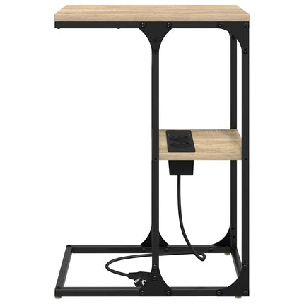 Nattduksbord Sonoma-ek 41,5 x 26 x 60,5 cm Konstruerat trä