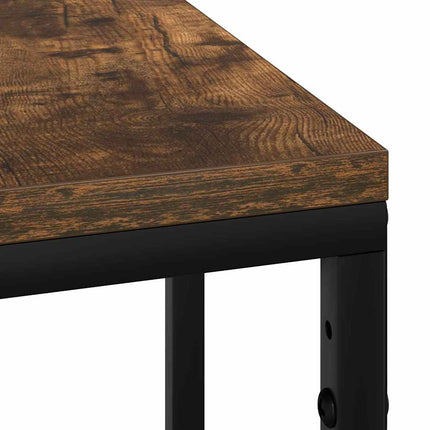 Nattduksbord Rökt ek 41,5 x 26 x 60,5 cm Konstruerat trä