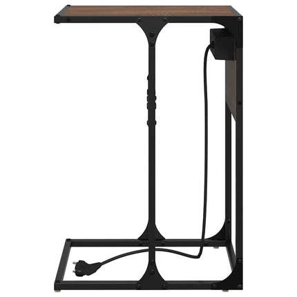 Nattduksbord Brun Ek 41,5 x 26 x 60,5 cm Konstruerat trä